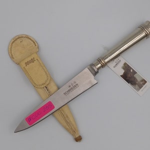 Argentino. Coltello Gaucho. Regalo ORIGINALE. Fatto a mano. Patagonia Argentina. Níquel Argento(Alpaca) . Lama in acciaio inox da 5 1/2&quot;. #CUC235