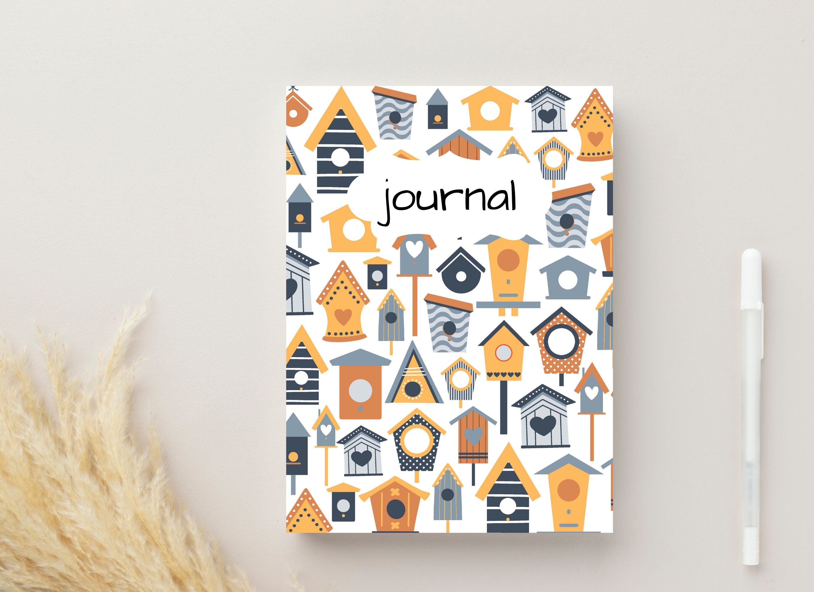 Birds and Birdhouses Digital Paper Pack | Printable Digital Paper ...