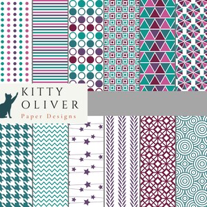Tons de bijoux Motifs, Papier numérique imprimable Télécharger pour Scrapbooking, Fabrication de cartes, Fabrication de papier, 12x12, 300 dpi