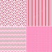 Red, Pink, Charcoal Gray Valentines Day Digital Paper Pack | Printable ...