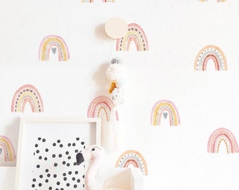 Kleine Regenbogen Nordische Themen Wand Aufkleber für Kinderzimmer, Spielzimmer und Schlafzimmer