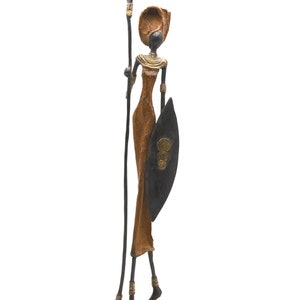 Massaï Woman - lost wax bronze