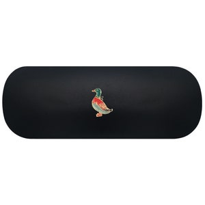 Duck Hard Glasses Case. Mallard Spectacle Case. Barnyard Bird Reading Eyeglasses Case. Cottagecore Sunglasses Case. Duckling Birthday Gift