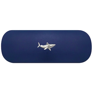 Weißer Hai Hartschale Brillenetui. Silber Hai Brillenetui. Schwertwal-Lesebrillen-Etui. Marine Sea Life Sonnenbrillen Etui.