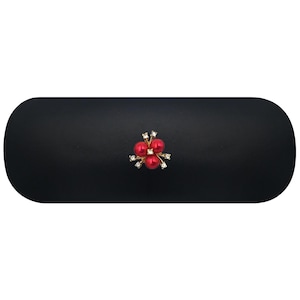 Pearl Holly Beeren Hartschalenetui. Red Berry Brillenetui. Weihnachten Lesebrillen Etui. Diamante Sonnenbrillen Fall Geburtstagsgeschenk