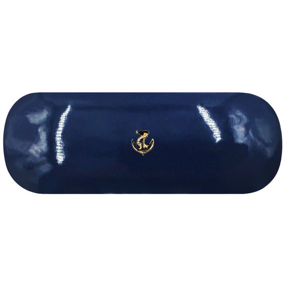 Nautical Anchor Hard Glasses Case. Pirate Boat Anchor Spectacle Case.  Sailors Anchor Reading Eyeglasses Case. Fishing Anchor Sunglasses Case 
