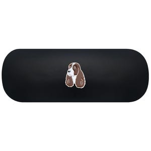 キャバリア・キング・チャールズ・スパニエル用メガネケース。スプリンガー・スパニエル用メガネケース。コッカー・スパニエル用老眼鏡ケース。犬好きの方への誕生日プレゼント