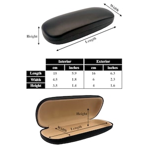 Vinyl Record Player Hard Glasses Case. Record Player Spectacle Case. DJ Spin Reading Eyeglasses Case. LP Music Lover Mixer Sunglasses Case. image 3