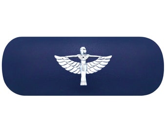 Winged Goddess Isis Hard Glasses Case. Ancient Egyptian Spectacle Case. Angel Reading Eyeglasses Case. Egypt Sunglasses Case Birthday Gift