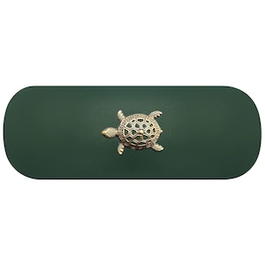 Étui à lunettes rigide Tortue en bronze. Étui à lunettes en écaille. Étui à lunettes de lecture Sea Life. Étui à lunettes de soleil pour animaux marins, cadeau d'anniversaire