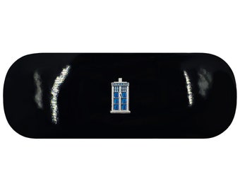 Police Box Hard Glasses Case. Police Station Spectacle Case. Police Officer Reading Eyeglasses Case. Cops Robbers Detective Birthday Gift