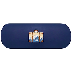 Koffer Hartschalen Brillenetui. Brillenetui. Große Welle von Kanagawa Lese Brillenetui. Urlaubs-Sonnenbrillen-Etui. Hokusai-Künstler