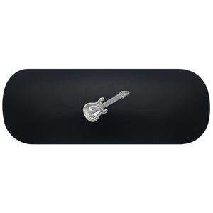 Guitar Hard Glasses Case. Six String Spectacle Case. Bass Guitar Reading Eyeglasses Case. Musician Sunglasses Case. Rock On Birthday Gift