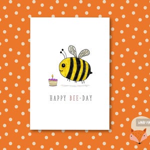 Bonne fête des abeilles | Carte d'anniversaire