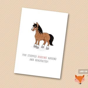 Vous avez arrêté de courir et vous avez obtenu votre diplôme ! | Carte de félicitations