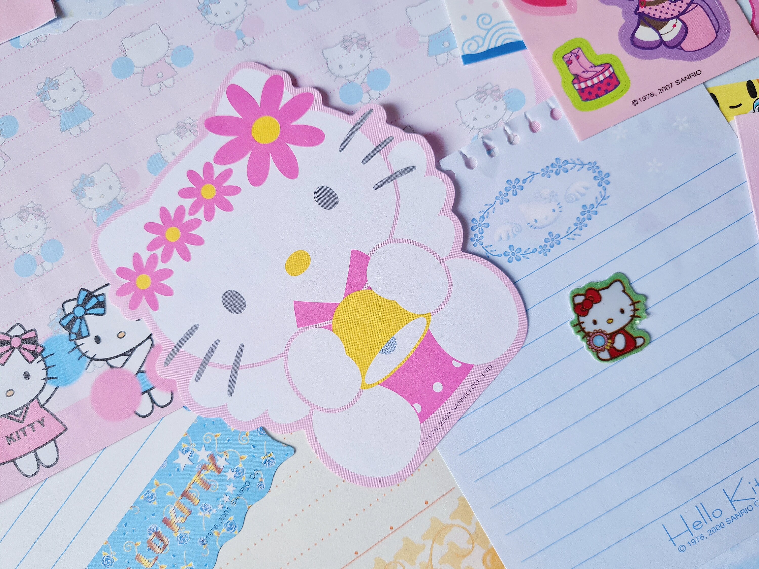 Retro Hello Rare 2000s Heisei Retro Hello Kitty Stationery Grab Bag With Sticker ...