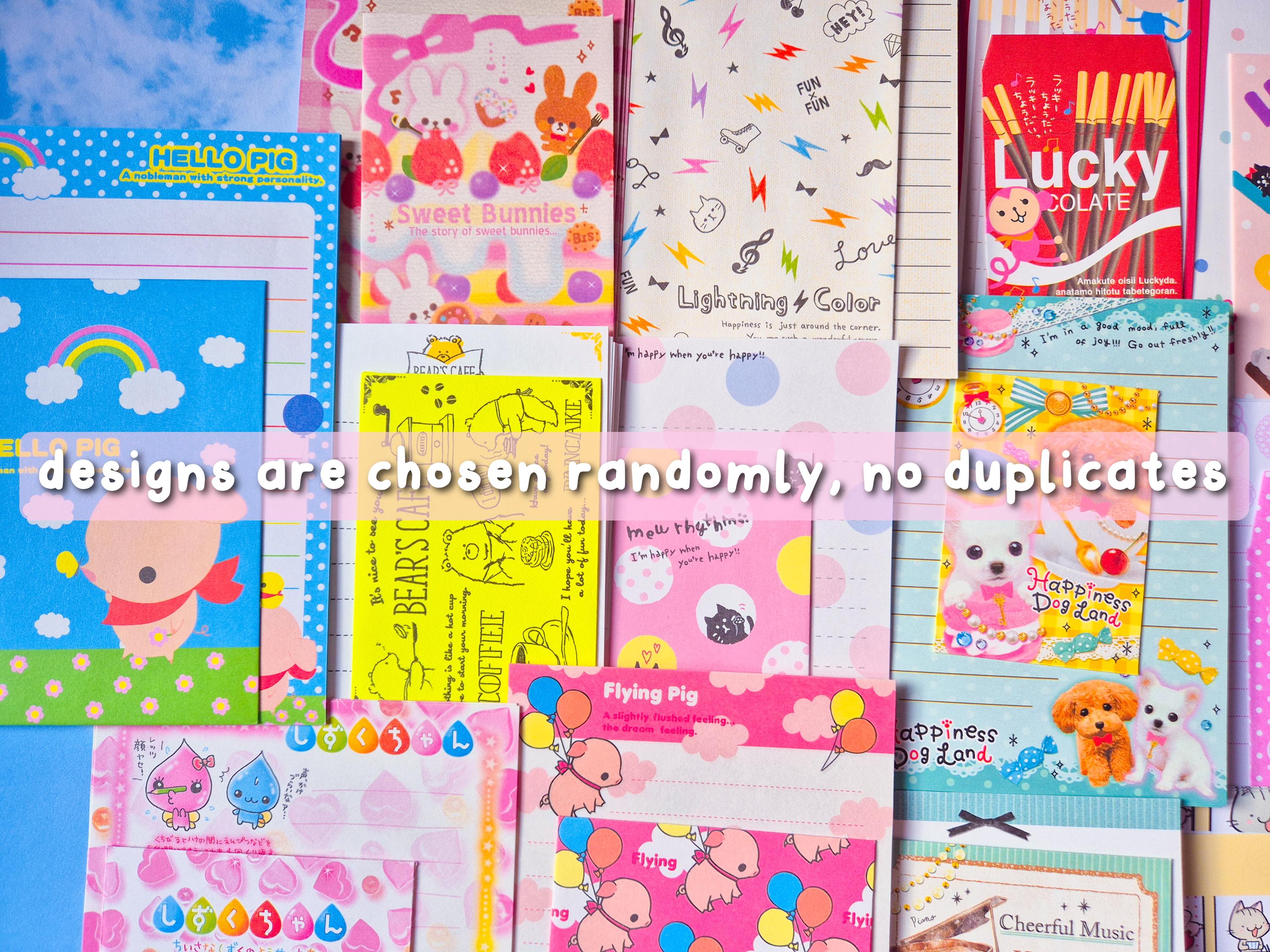 平成レトロ　ミニレターセット8点 平成レトロミニレターセット｜かわいい文房具、ペンパルレター、便箋