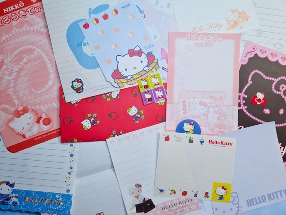 Rare 2000s Heisei Retro Hello Kitty Stationery Grab Bag With