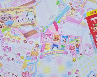 2000s Retro Japanese Memo Sheet Grab Bag - Kawaii, Bullet Journal, Kamio, Q-Lia, Crux, Y2K, Kawaii Stationery Set, Vintage, Lucky Bag