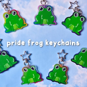 Pride Keychain Kawaii Pride Keychain, Pride Flag Keychain, Food