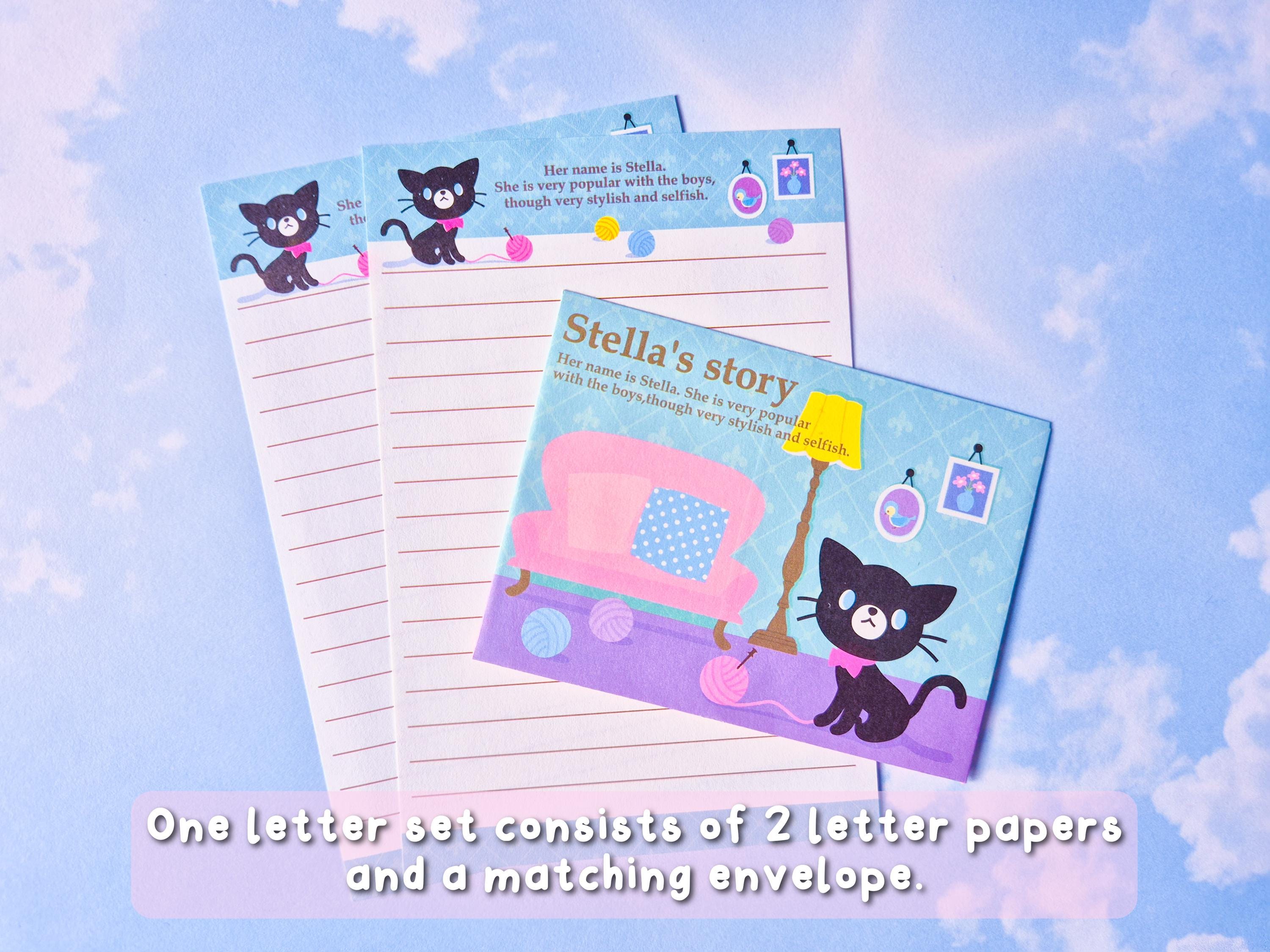 平成レトロミニレターセット｜かわいい文房具、ペンパルレター、便箋