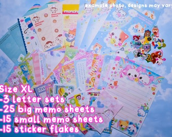 Japanese 2000s Retro Stationery Set | Sticker Flakes