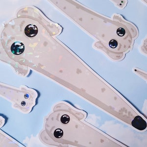 Long Dog Sticker - Let me do it for you - Meme Dog - Longboi - Borzoi - Barsoi - Sighthound - Holographic Kawaii Sticker - Joke Sticker