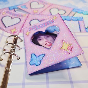 Collectez le cadre Toploader de livres pour Kpop Toploader Deco, Polcos, Bullet Journal - Autocollants Polco - Autocollants déco - Autocollants Kawaii - Holographique