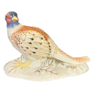 Stunning Vintage Lenox Porcelain Pheasant Figurine