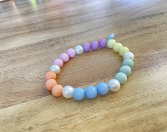 Pastel Rainbow bracelet