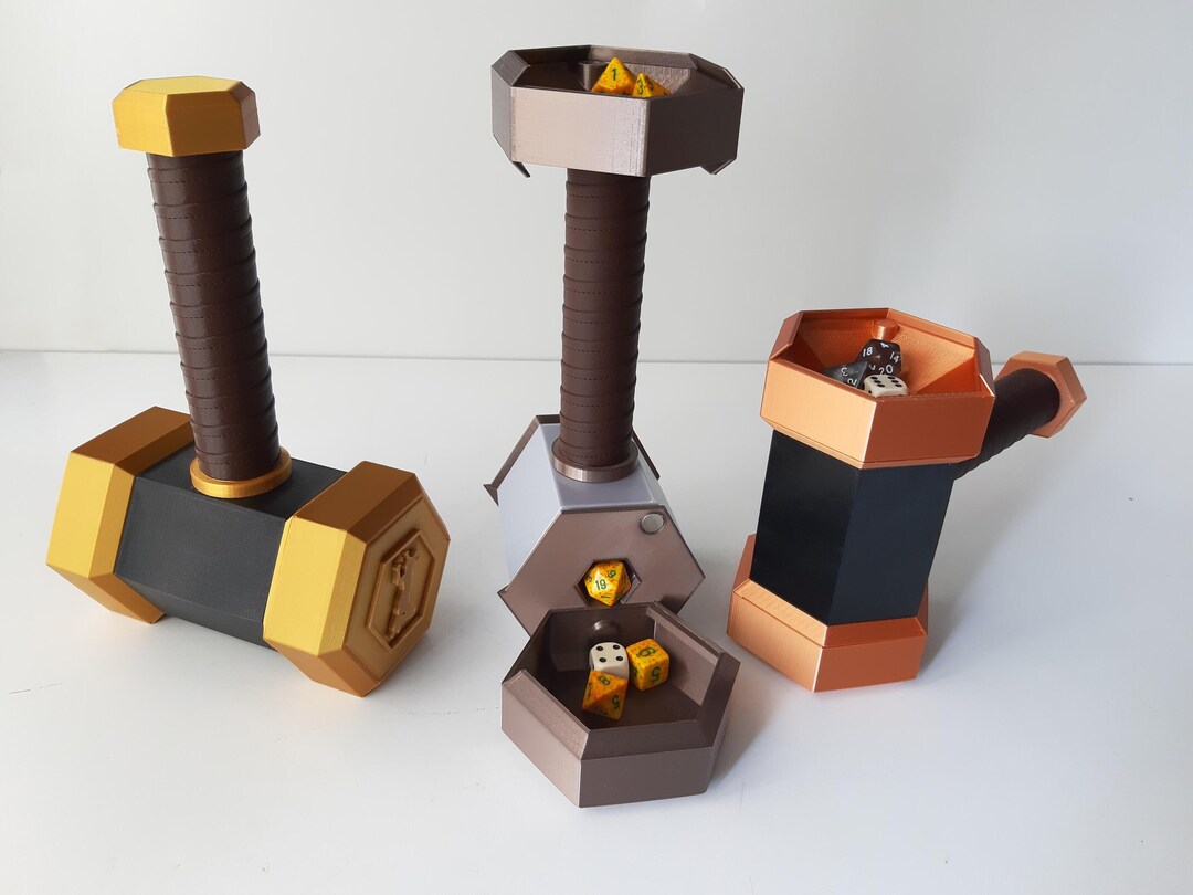 Dnd Dice Hammer/dice Tower/dice Case D&D Gift Dungeons and Etsy