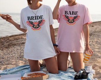 Retro Y2K Bachelorette Shirts Bride Shirt  Bachelorette Party Shirts, Bride and Babe Shirts, Retro Bride Shirt Babe Shirt Retro Bachelorette