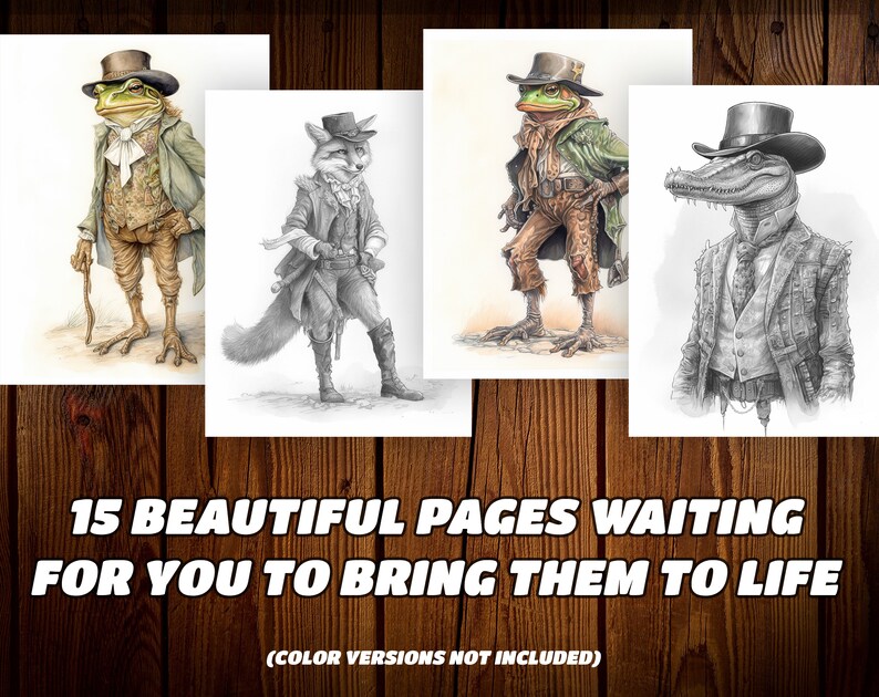 15 Western Critters Coloring Pages , Animals Adults Kids Women Coloring