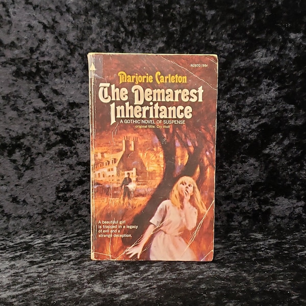 The Demarest Inheritance by Marjorie Carleton - 1966 Vintage Gothic romance paperback book