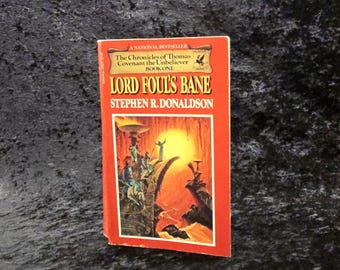 Lord Foul's Bane by Stephen R. Donaldson - 1981 Vintage science fiction/fantasy paperback book