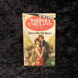 Dance On My Heart by Barbara Cartland - 1977 Vintage romance paperback book