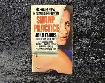 Sharp Practice by John Farris - 1975 Vintage horror paperback book