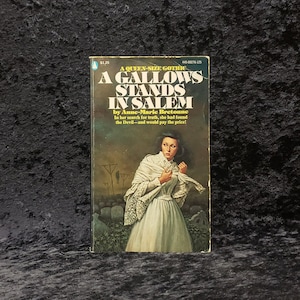 A Gallows Stands In Salem by Anne-Marie Bretonne - 1975 Vintage Gothic romance paperback book