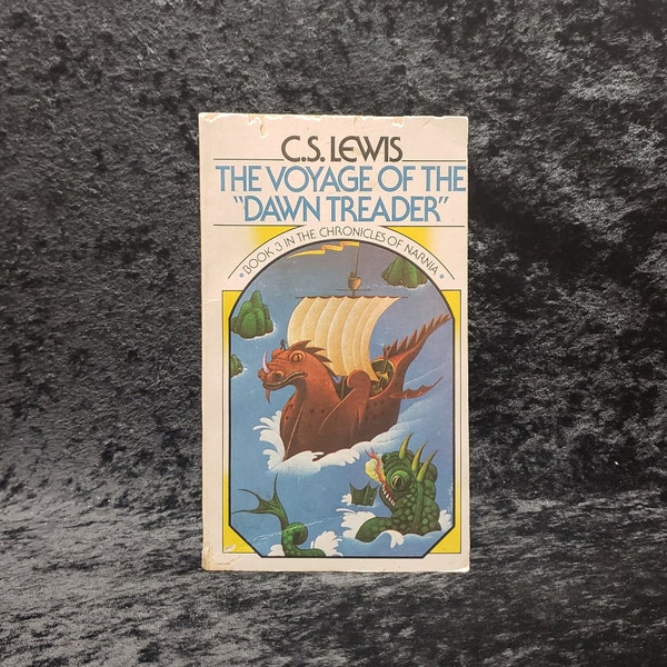 The Voyage of the "Dawn Treader" by C.S. Lewis - 1970 Vintage young adult fantasy paperback book - Book 3 Chronicles of Narnia Series