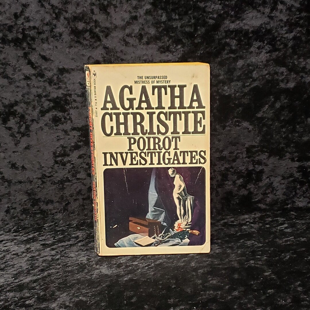 Poirot Investigates by Agatha Christie 1970 Vintage Mystery Anthology