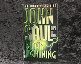 Black Lightning by John Saul - 1996 Vintage horror paperback book