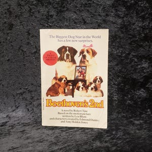 Beethoven&#39;s 2nd by Robert Tine - 1994 Vintage young adult / children&#39;s movie tie-in paperback book