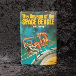 The Voyage of the Space Beagle by A.E. van Vogt - 1977 Vintage science fiction hardback book