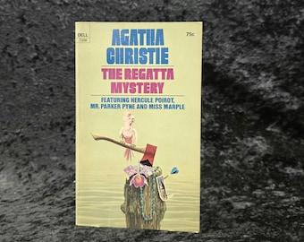 The Regatta Mystery by Agatha Christie - 1973 Vintage mystery anthology paperback featuring Hercule Poirot, Mr. Parker Pyne, & Miss Marple