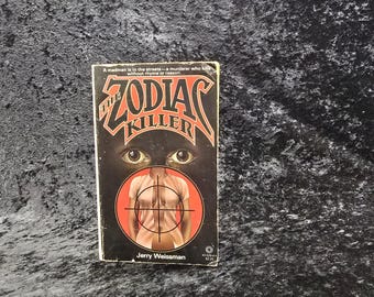 The Zodiac Killer by Jerry Weissman - 1980 Vintage horror paperback book