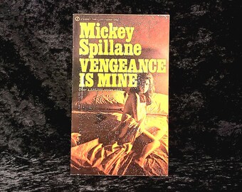 Vengeance is Mine by Mickey Spillane - 1950 Vintage Mike Hammer detective mystery paperback book