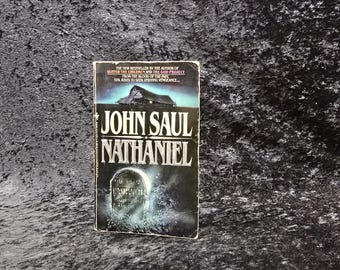 Nathaniel by John Saul - 1984 Vintage horror paperback book