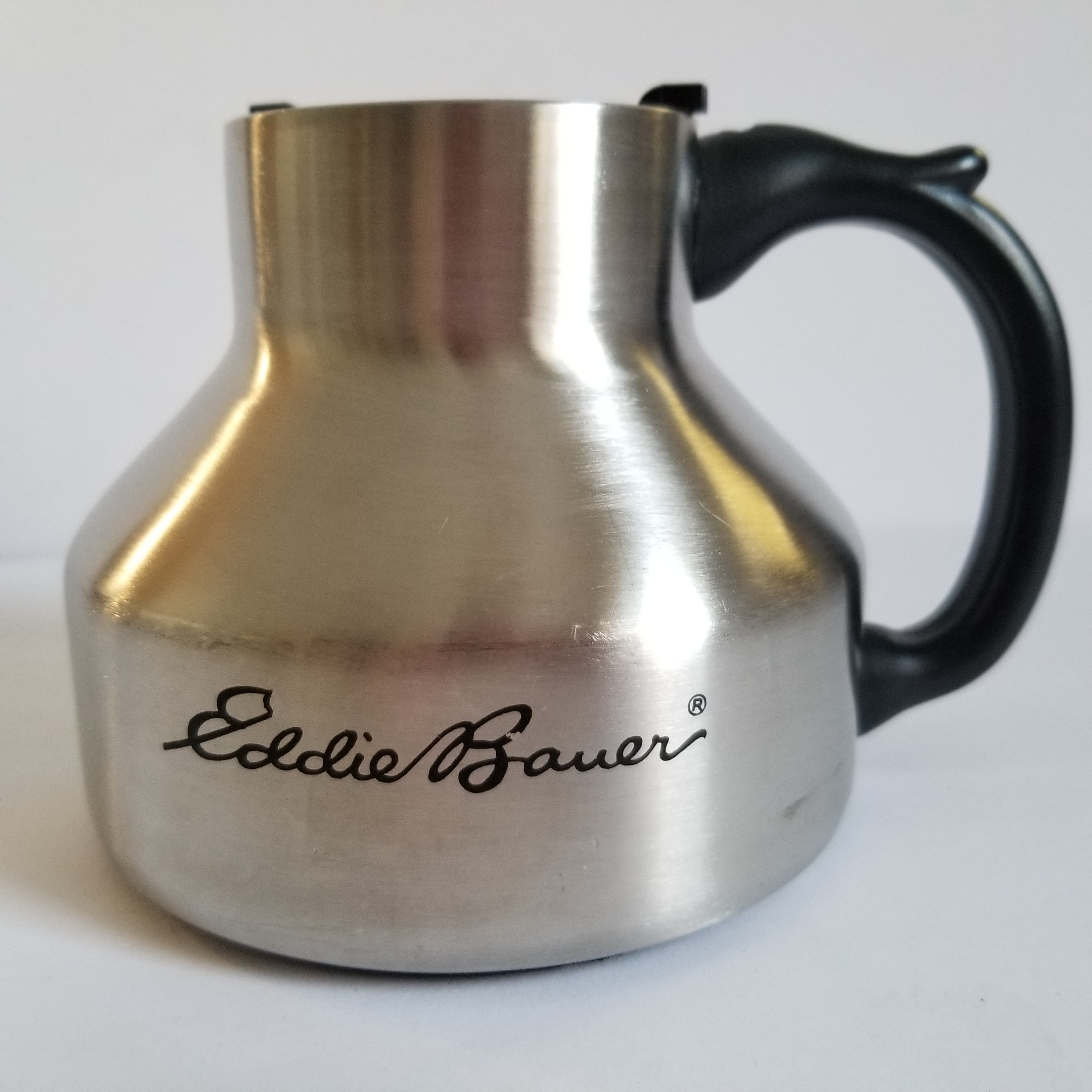 Eddie Bauer Stainless Streel Travel Mug With Lid Wide Base 1989 Vintage -  Etsy