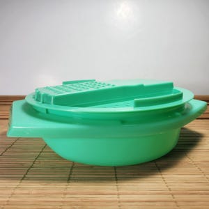 Tupperware Reibe Schüssel Behälter 788-7 Grüne Käse- Gemüsereibe Vintage 70er Jahre