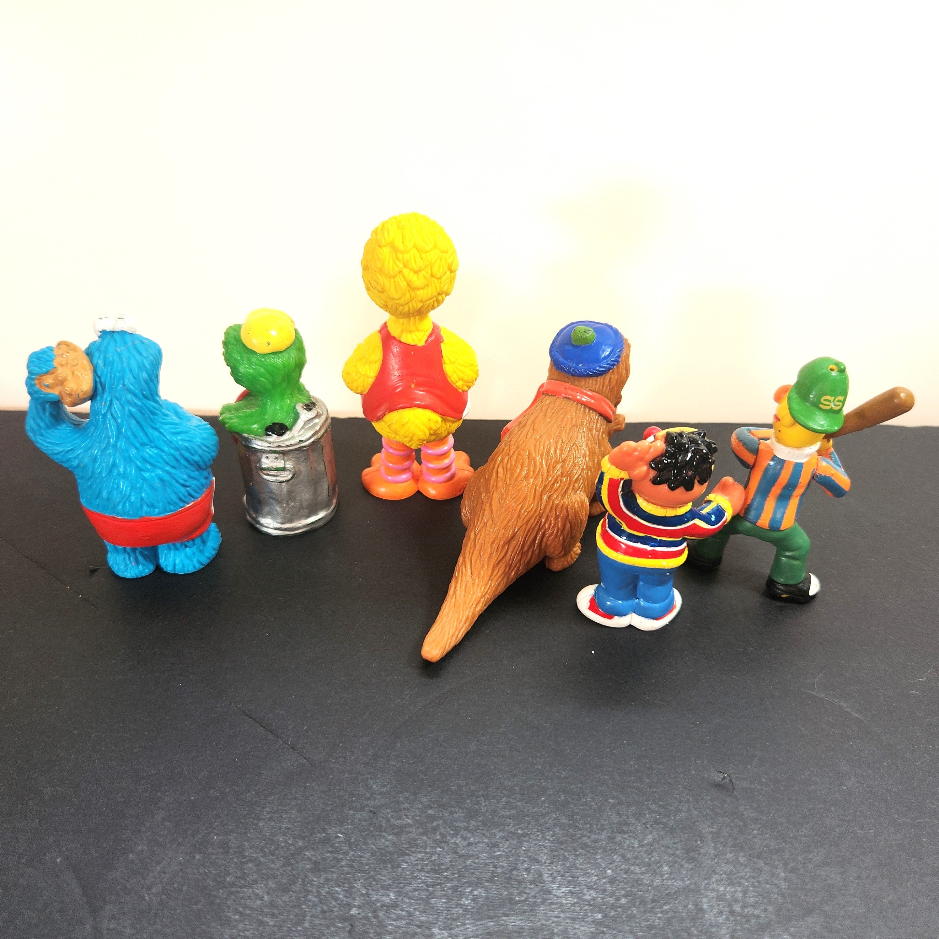 Vintage 80s Sesame Street Figurines Muppets Lot of 6 Toys - Etsy